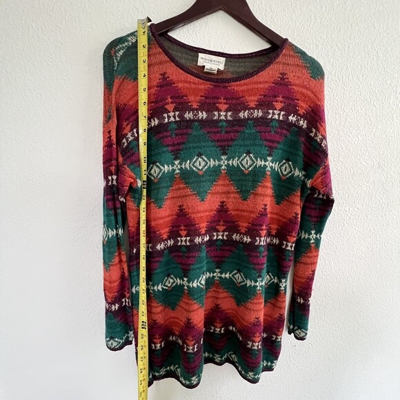 Denim Supply Ralph Lauren Womens Aztec Long Sweater Size M - Picture 5 of 7
